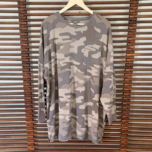 Natural Reflections Long Sleeve Camouflage gown/sleepshirt